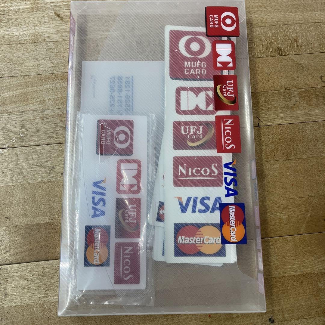 Amazon.co.jp: DC、VISA、Mastercardなどのアクリルスタンド型プレート